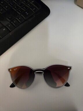Ray-Ban Black and Clear Frame Sunglasses
